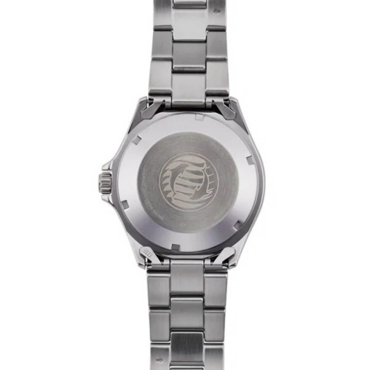 Orient Contemporary RA-AA0004E39B analog herrklocka med grön urtavla och armband i rostfritt stål