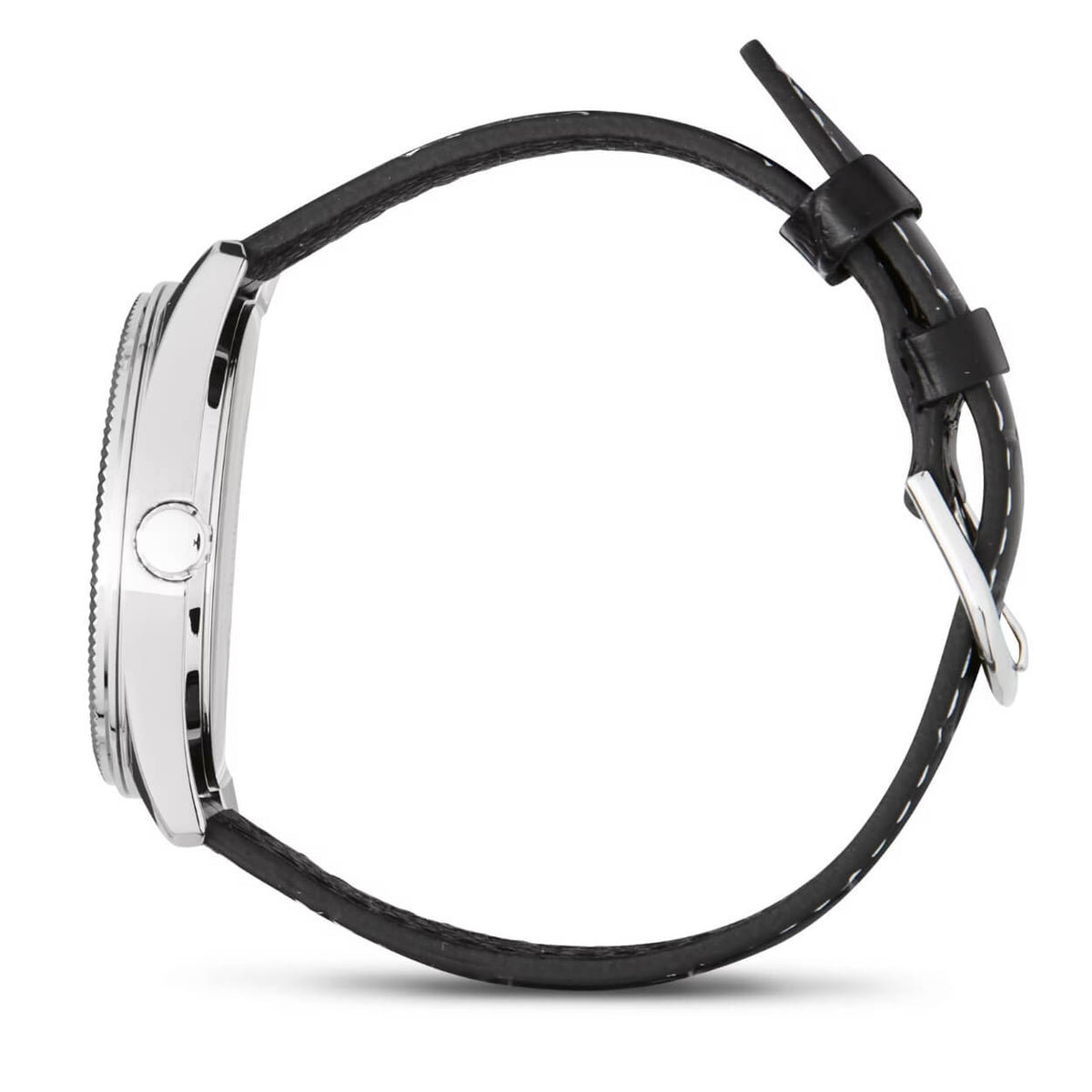 Casio Timeless MTP-1302PL-7BVEF analog herrklocka med vit urtavla och armband i läder