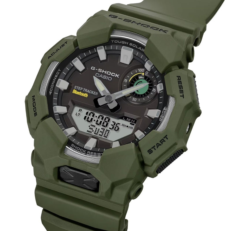 Casio G-Shock GA-B010-3AER analog herrklocka med svart urtavla och armband i resin