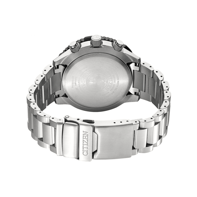 Citizen Promaster CB5001-57E analog herrklocka med svart urtavla och armband i rostfritt stål