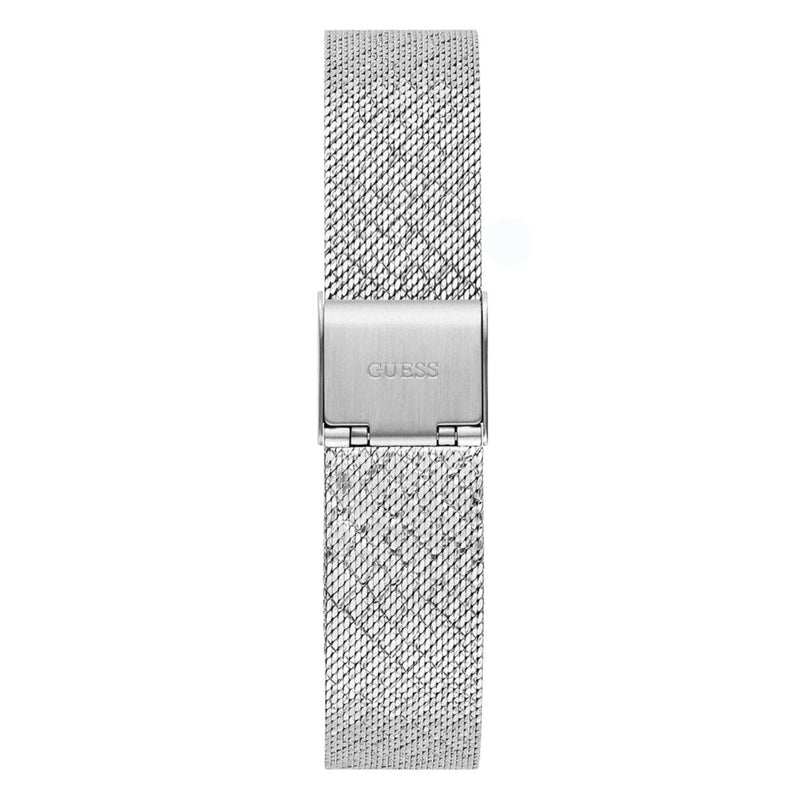Guess BOA Damklocka GW0748L1 analog damklocka med silver urtavla och armband i rostfritt stål