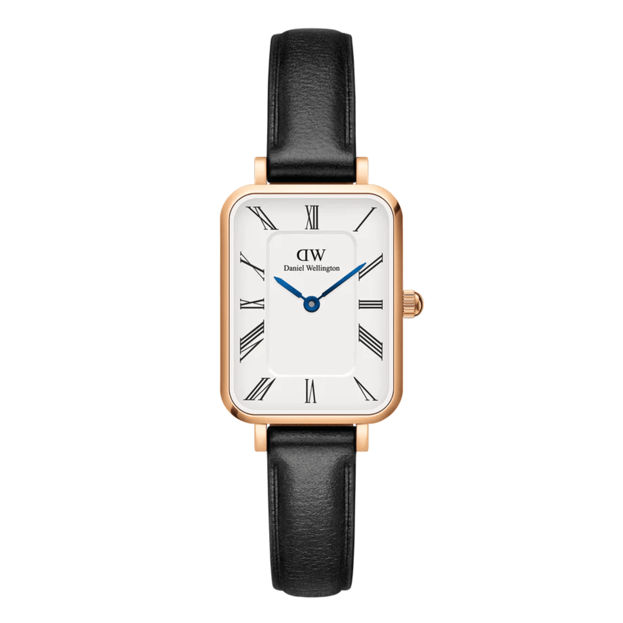 Daniel Wellington Quadro Roman Numerals Sheffield DW00100689 analog damklocka med vit urtavla och armband i läder