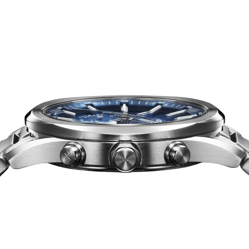 Casio Edifice EQB-1300D-2AEF analog herrklocka med blå urtavla och armband i rostfritt stål