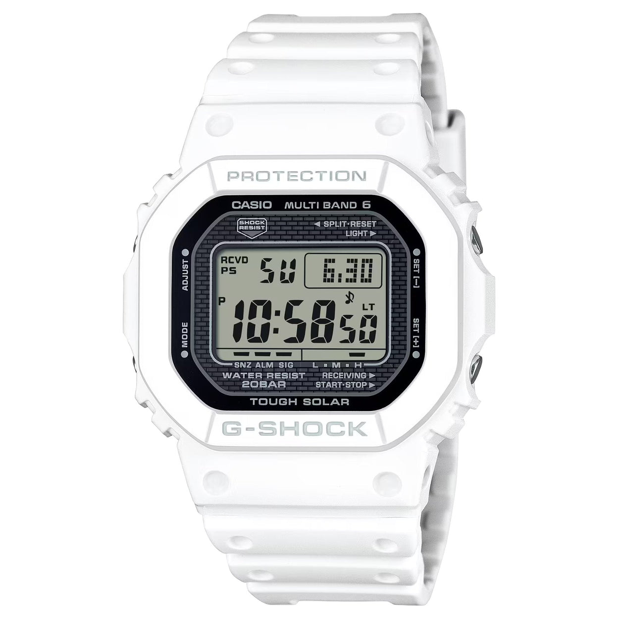 Casio G-Shock Heritage Series GW-5000HS-7ER digital herrklocka med svart urtavla och armband i resin