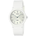 Casio Timeless MQ-24B-7BEF analog unisexklocka med vit urtavla och armband i gummi