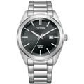 Citizen Hyperion BI5110-54E analog herrklocka med svart urtavla och armband i rostfritt stål
