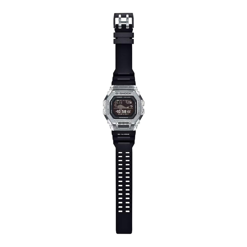 Casio G-Shock GBX-100S-1ER digital herrklocka med svart urtavla och armband i resin