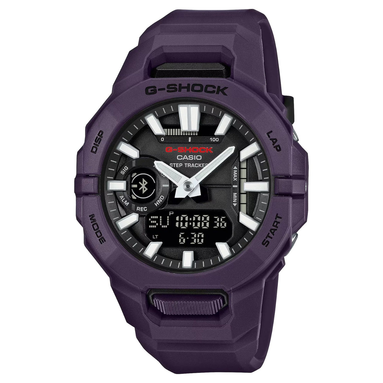 Casio G-Shock Step Tracker GBA-950-2AER analog herrklocka med svart urtavla och armband i resin