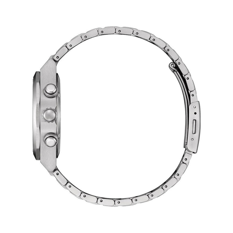 Citizen Zenshin Senkei Super Titanium CA4691-59X analog herrklocka med grön urtavla och armband i titan