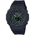 Casio G-Shock GA-2100-1A3ER analog herrklocka med svart urtavla och armband i resin