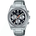 Casio Edifice Chronograph EFB-730D-1AVUEF analog herrklocka med svart urtavla och armband i rostfritt stål