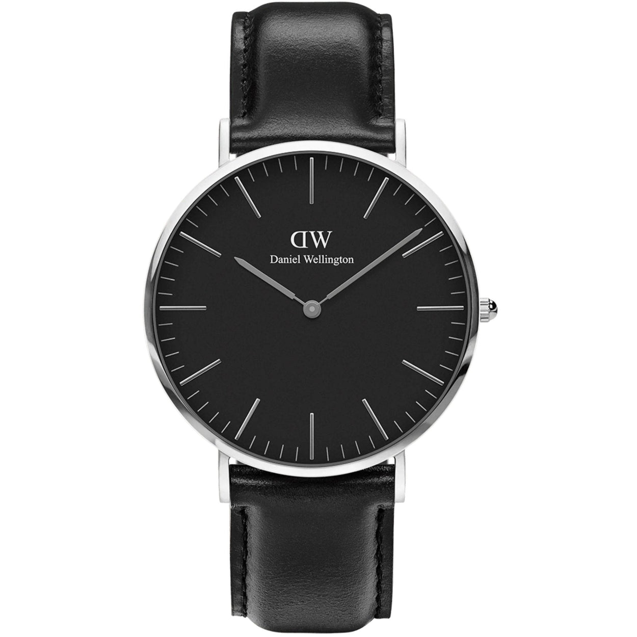 Daniel Wellington Classic Sheffield DW00100145 analog herrklocka med svart urtavla och armband i läder