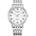 Citizen Classic BI5070-57A analog herrklocka med vit urtavla och armband i rostfritt stål