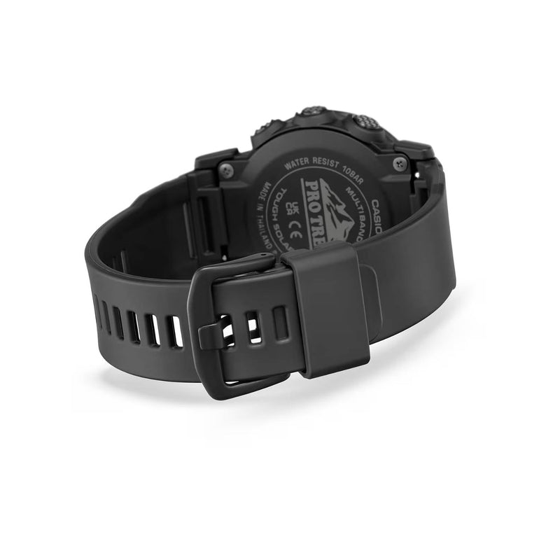 Casio Pro Trek PRW-35Y-1BER digital herrklocka med svart urtavla och armband i resin