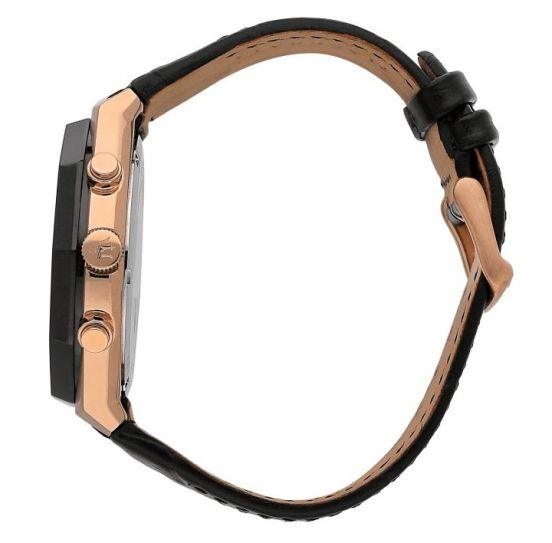 Maserati Stile R8871642001 analog herrklocka med svart urtavla och armband i läder