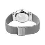 Bering Classic 11938-007 analog herrklocka med grå urtavla och armband i rostfritt stål