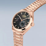Bering Automatic 19435-762 analog damklocka med svart urtavla och armband i rostfritt stål