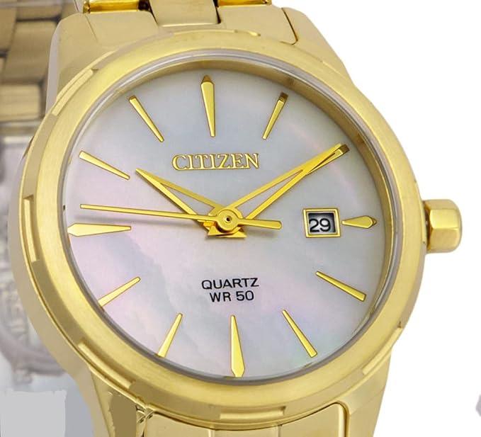 CITIZEN Kvartsur damklocka EU6072-56D, Guldarmband från  Citizen – Märkesklocka hos Kronura