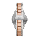 Armani Exchange Dante AX1874 analog herrklocka med flerfärgad urtavla och armband i läder