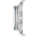 Armani Exchange AX1950 analog herrklocka med blå urtavla och armband i rostfritt stål