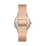 Armani Exchange AX5589 analog damklocka med flerfärgad urtavla och armband i rostfritt stål