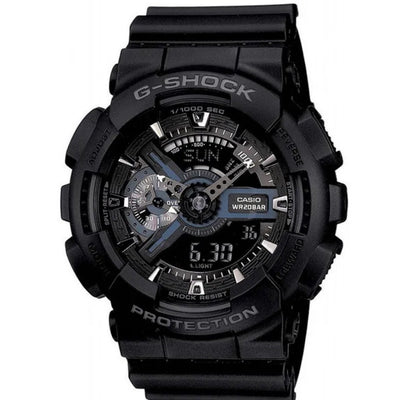 Casio G-Shock GA-110-1BER ana-digi herrklocka med svart urtavla och armband i resin