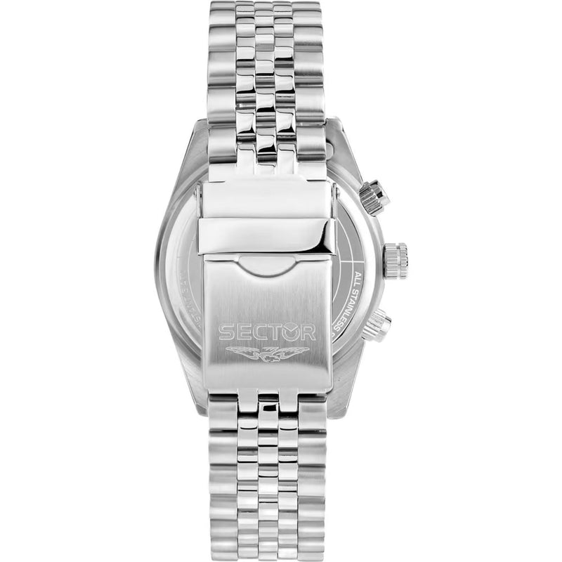 Sector 240 R3273640001 analog herrklocka med svart urtavla och armband i rostfritt stål