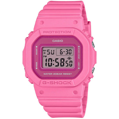 Casio G-Shock GMD-S5610PP-4ER digital damklocka med rosa urtavla och armband i resin