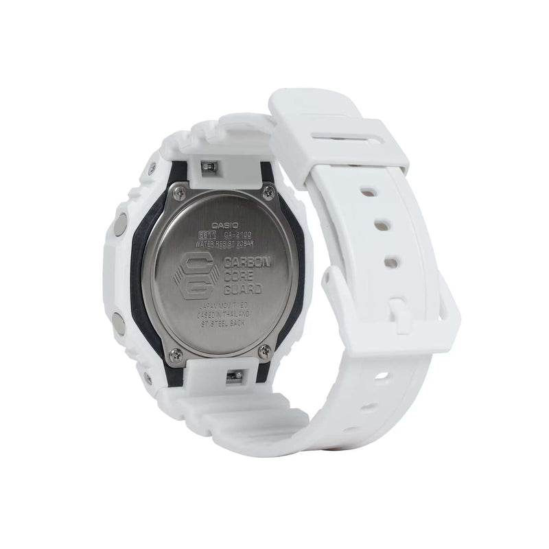 Casio G-Shock GA-2100-7AER digital unisexklocka med svart urtavla och armband i resin