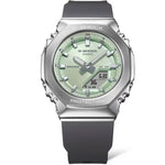 Casio G-Shock GM-S2110-3AER analog unisexklocka med grön urtavla och armband i resin