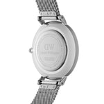 Daniel Wellington Petite Lumine DW00100593 analog damklocka med svart urtavla och armband i rostfritt stål