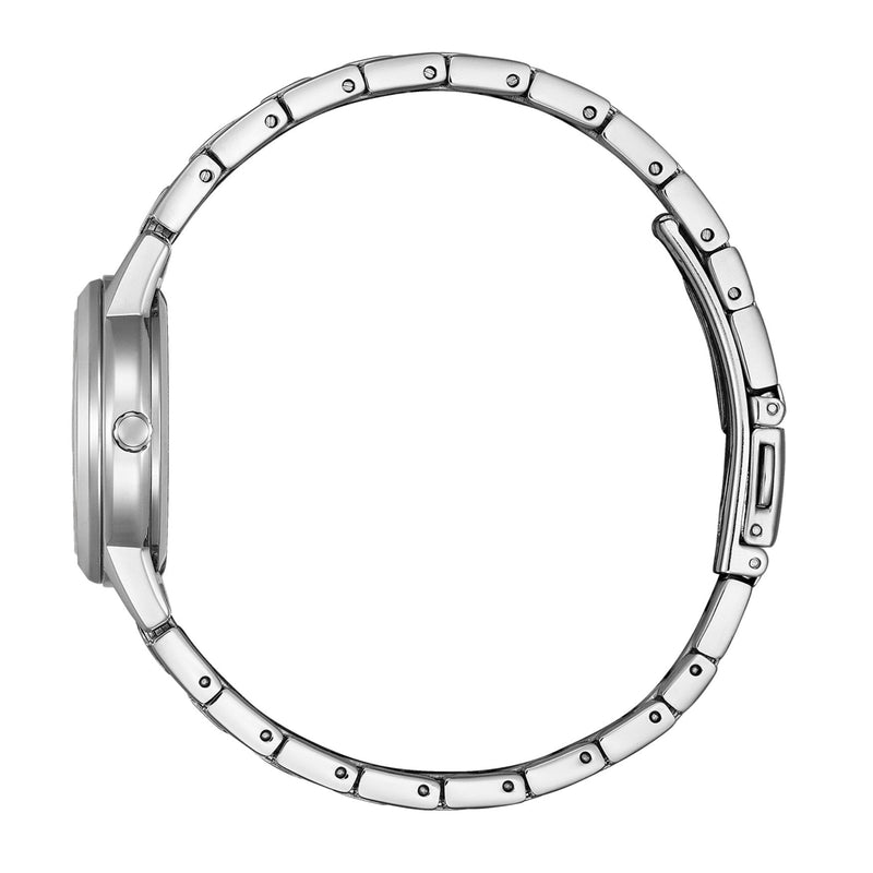 Citizen Eco Drive FE1241-71L analog damklocka med blå urtavla och armband i rostfritt stål