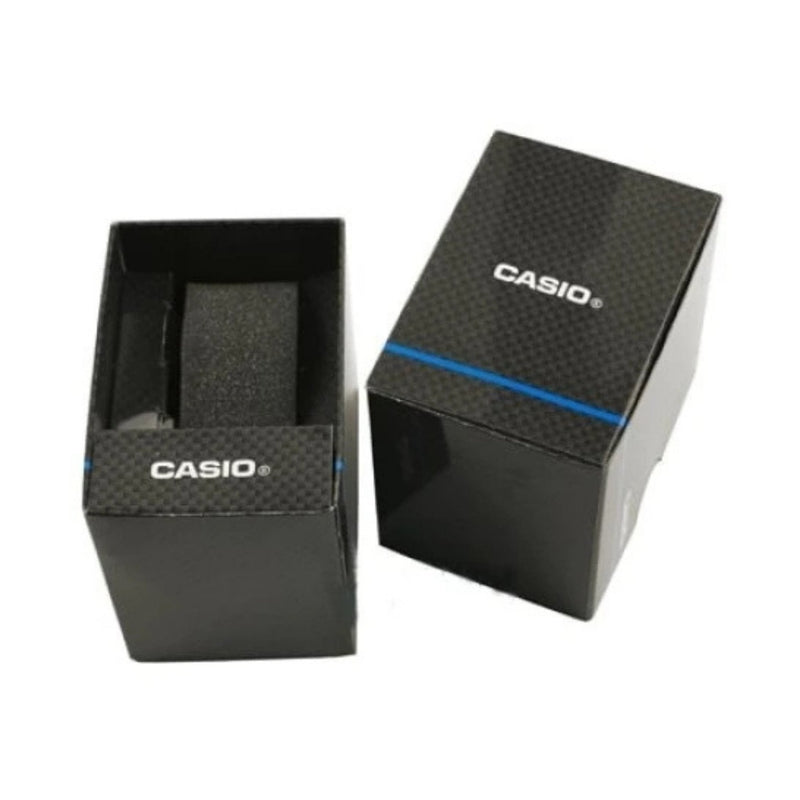 Casio Collection Guld tonat stål LTP-1263PG-7BEG analog damklocka med vit urtavla och armband i rostfritt stål