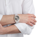 Sector 240 Series R3253240009 analog herrklocka med grå urtavla och armband i rostfritt stål