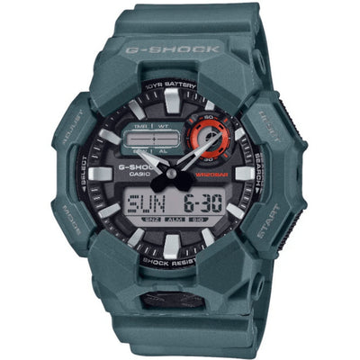 Casio G-Shock Classic GA-010-2AER ana-digi herrklocka med svart urtavla och armband i resin