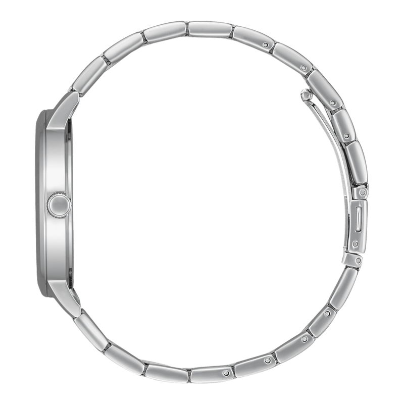 Citizen Classic BI5070-57A analog herrklocka med vit urtavla och armband i rostfritt stål