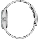 Citizen Automatic Herrklocka NJ0220-52X analog herrklocka med grön urtavla och armband i rostfritt stål