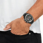 Citizen Eco Drive CA4567-82H analog herrklocka med grå urtavla och armband i rostfritt stål