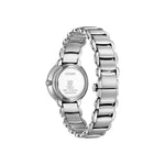 Citizen Eco-Drive EM0920-86L analog damklocka med blå urtavla och armband i rostfritt stål