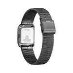 Citizen Eco-Drive EW5597-63L analog damklocka med blå urtavla och armband i rostfritt stål