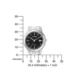 Citizen Eco-Drive Sports FE1081-59E analog damklocka med svart urtavla och armband i rostfritt stål