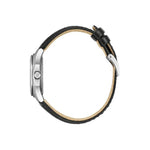 Citizen Eco-Drive FE2110-14E analog damklocka med svart urtavla och armband i läder