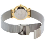 Skagen Freja 358SGSCD analog damklocka med vit urtavla och armband i rostfritt stål
