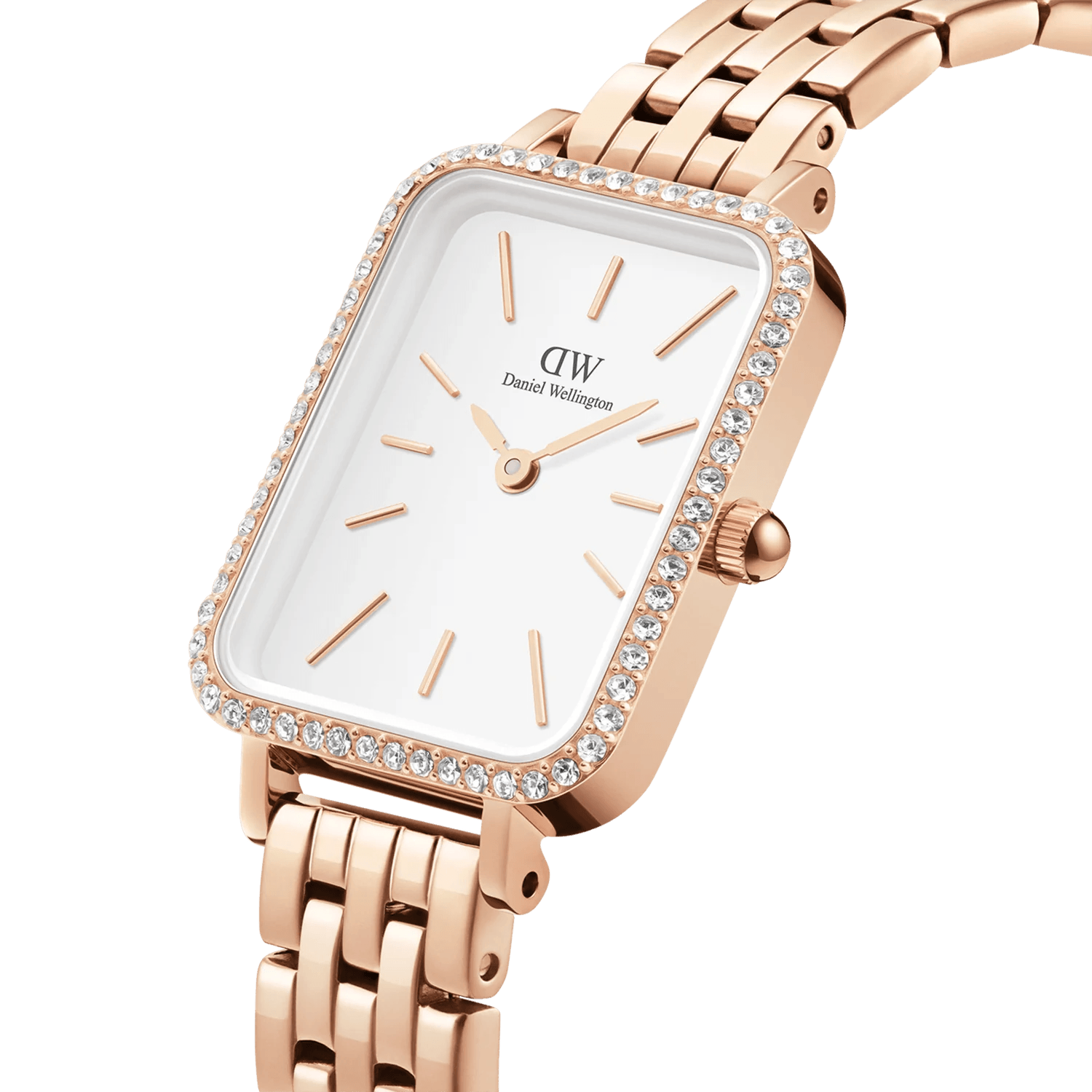 Daniel Wellington Quadro Lumine Bezel 5-Link Melrose - Kronura