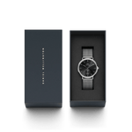 Daniel Wellington Classic Multi-Eye DW00100711 analog herrklocka med svart urtavla och armband i rostfritt stål
