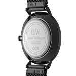 Daniel Wellington Classic Multi-Eye Ashfield Onyx analog herrklocka med svart urtavla och armband i rostfritt stål