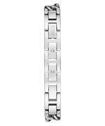 Guess Tone Analog Silver Damklocka GW0758L1 analog damklocka med silver urtavla och armband i rostfritt stål