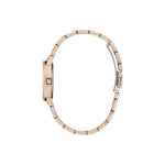 Guess Charlotte GW0767L3 analog damklocka med vit urtavla och armband i rostfritt stål