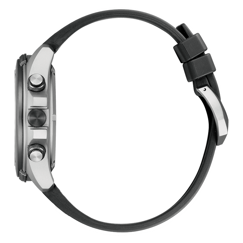 Citizien Promaster Land Eco- Drive JV1007-07E ana-digi herrklocka med svart urtavla och armband i gummi