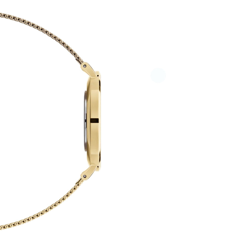 Daniel Wellington Classic Petite DW00100347 analog damklocka med svart urtavla och armband i rostfritt stål